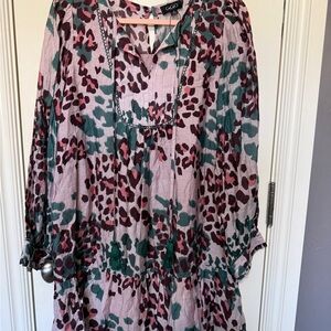 Beautiful Women's Multicolor Patterned Dress, New